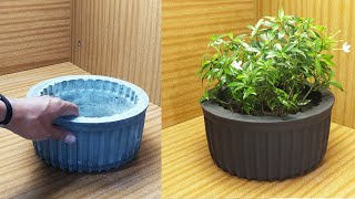 Mencetak Pot Bunga dari Wadah Kue Ulang Tahun -  Simple Creative Craft