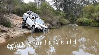 4x4 Adventure deep crossing meryla state forest RG Colorado and Patrol off road