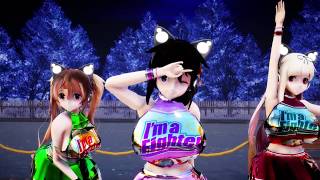 【MMD艦これ】白露型の3人でライアーダンス【時雨/夕立/村雨】