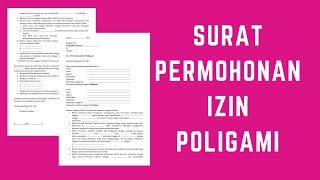 Surat Permohonan Izin Poligami