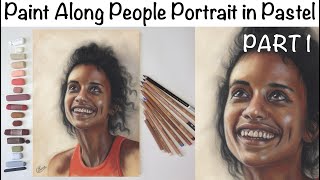 People Portrait 'Paint Along' Demo in Soft Pastel PART1