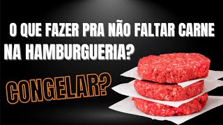 como fazer a quantidade certa de carne de hambúrguer para uma noite de trabalho.