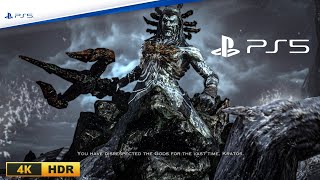 (PS5) The Best God of War - GoW 3 Remastered Poseidon Boss | Ultra Graphics [4K 60FPS HDR]