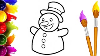 @Drawing a pictureof a snowman/Ақшақардың суретін сал/एक स्नोमैन ड्रा करें/xêzkirina zivistanê