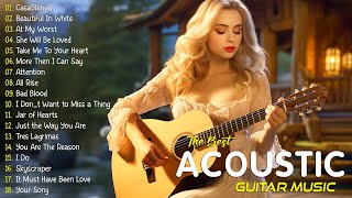 Best Beautiful Guitar Melodies Top 100 Romantic Love Songs Playlist - Relaxing Guitar Music Ever