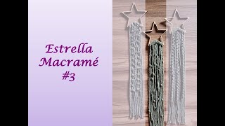 Proyecto: ⭐ ESTRELLA ⭐ en MACRAMÉ #3