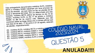 COLÉGIO NAVAL 2023/2024 | QUESTÃO 5 {ARITMÉTICA}