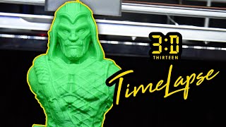 3D Printer Timelapse - DC Comics Green Arrow  4K (Qidi Tech X-Max)