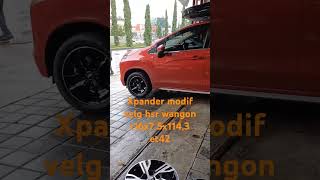 HSR WANGON RING16X7 5X114,3 ET42 PASANG DI XPANDER #automobile #dj #hsrwheel #viralvideo