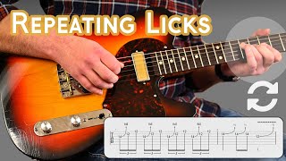 Easy Blues Licks 5 - Repeating Licks