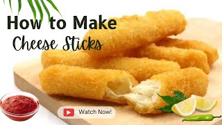 White Mozzarella Sticks only 3 Ingredients Recipe is Amazing!