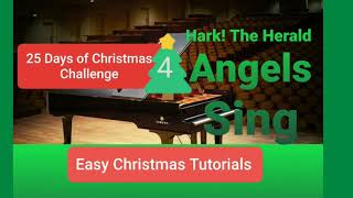 Hark! The Herald Angels Sing - Piano Tutorial - Easy - Christmas Songs