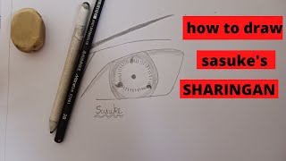 How To Draw Sasuke's  Sharingan