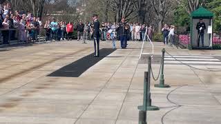 GCH senior fine arts students lay wreath at Tomb of the Unknown Soldier