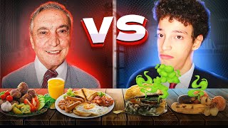 Вкусная VS Отвратительная ЕДА Челлендж с ПАПОЙ !