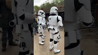 Kylo Ren is not having it with the stormtroopers lol 😂 #starwars #galaxysedge #stormtrooper #disney