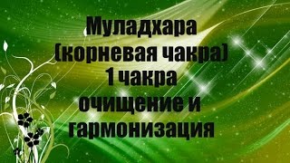 Муладхара (корневая чакра) 1 чакра очищение и гармонизация