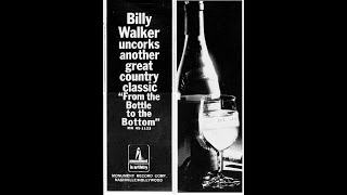 Billy Walker "From the Bottle to the Bottom" promo mono vinyl 45