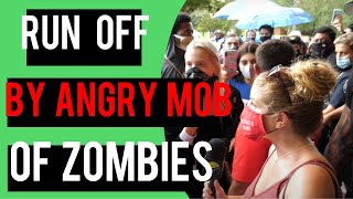 Kaitlin Bennet run off Florida campus by unruly mob of zombies