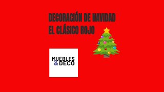 "¡Rojo, Pasión y Magia! Decoración Clásica para una Navidad Inolvidable" 🎄❤️✨