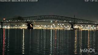 United States American Bridge Baltimore MaryLand How Damage accident By Cargo Ship