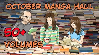 🎃 Halloween Size 🎃 October 2023 Manga Haul (Over 50 Volumes!!!)