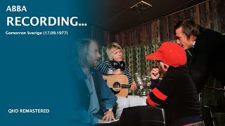 ABBA - Recording (Gomorron Sverige - 17 September 1977)(QHD)