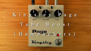 Kingsley Page | Beautiful Edge of Breakup Tones! (Humbuckers - No Talking Demo)