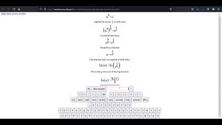 How to solve a^b=c for all variables, showing full working using my Computer Algebra System