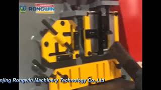 Rongwin Hydraulic lronworker Machine Iron Punching Machine