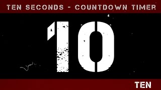 10 seconds countdown timer with beeps