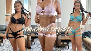 I'M BACK | AMAZON LINGERIE TRY ON HAUL | #tryon