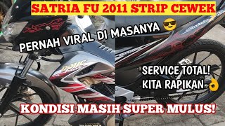 Satria Fu 2011 Strip cewek! pernah VIRAL DI MASANYA. kondisi masih mulus & istimewa. kita rapikan!