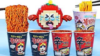 🔴 [Live] LEGO MUKBANG SPICY FIRE NOODLES CHALLENGE COMPILATION - Stop Motion & ASMR Video