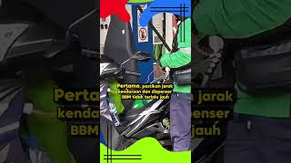 Ga tumpah, intip tips isi bbm self service SPBU Pertamina di sini #shorts