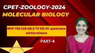 MCQ of Molecular Biology for CPET-Zoology #cpetzoology #cpet2024 #pgentranceexam #molecularbiology