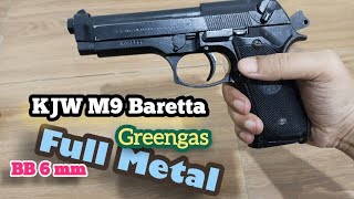 Mantap FPS Besar !!! Gbb KJW M9 Baretta FULL METAL #airsoft #gbb #baretta #kjworks #handgun