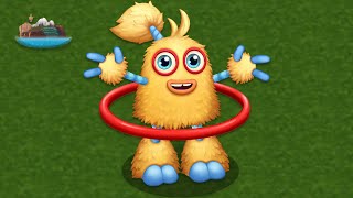 Hoola - All Monster Sounds & Animations (My Singing Monsters: Dawn of Fire)