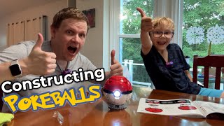 Constructing our own Pokeball! #lego #pokemon