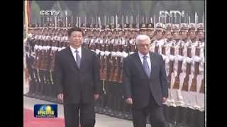 新闻联播2013-05-06 习近平举行仪式欢迎巴勒斯坦总统访华