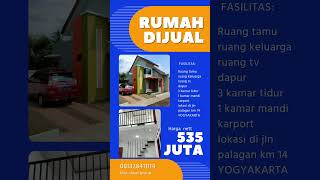 #rumahminimalis #rumahidaman #rumah #agenrumahjogja #rumahmurah #kaliurang #uii #hunianjogja