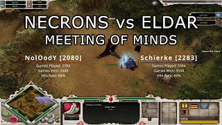 Necrons (NolOodY) vs Eldar (Schierke), Meeting of Minds | Dawn of War: Soulstorm