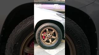 Bikin Gagah Pajero pakai velg HSR WHEEL ring 18 #hsr #viral #hsrwheel #pajero #offroad #depok