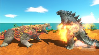 Epic Evolution Battle: Titanus Doug vs Godzilla | Animal Revolt Battle Simulator