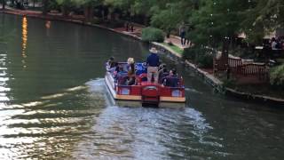 The River Walk in San Antonio, Texas - October 31, 2016