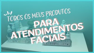 TOUR PELOS MEUS PRODUTOS PROFISSIONAIS DE ESTÉTICA FACIAL PARA ATENDIMENTOS | LETICIÊS