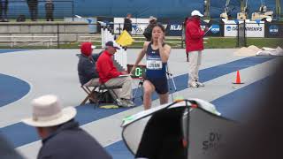 University of Mary's Lexus Lovan Long Jump Prelims at 2021 NCAA Championships