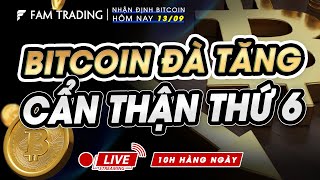 PHÂN TÍCH VÀ NHẬN ĐỊNH THỊ TRƯỜNG BITCOIN HÔM NAY NGÀY 13/09/2024