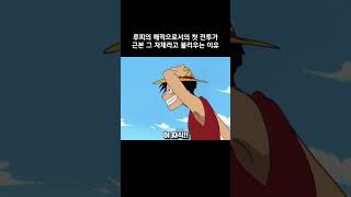 루피의 해적으로서의 첫 전투가 근본 그 자체라고 불리우는 이유 #원피스