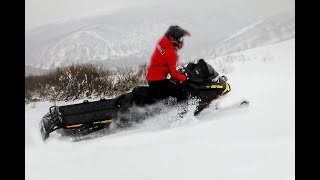 Открыли снегоходный сезон! Приисковый 30 сентября 2017 года!